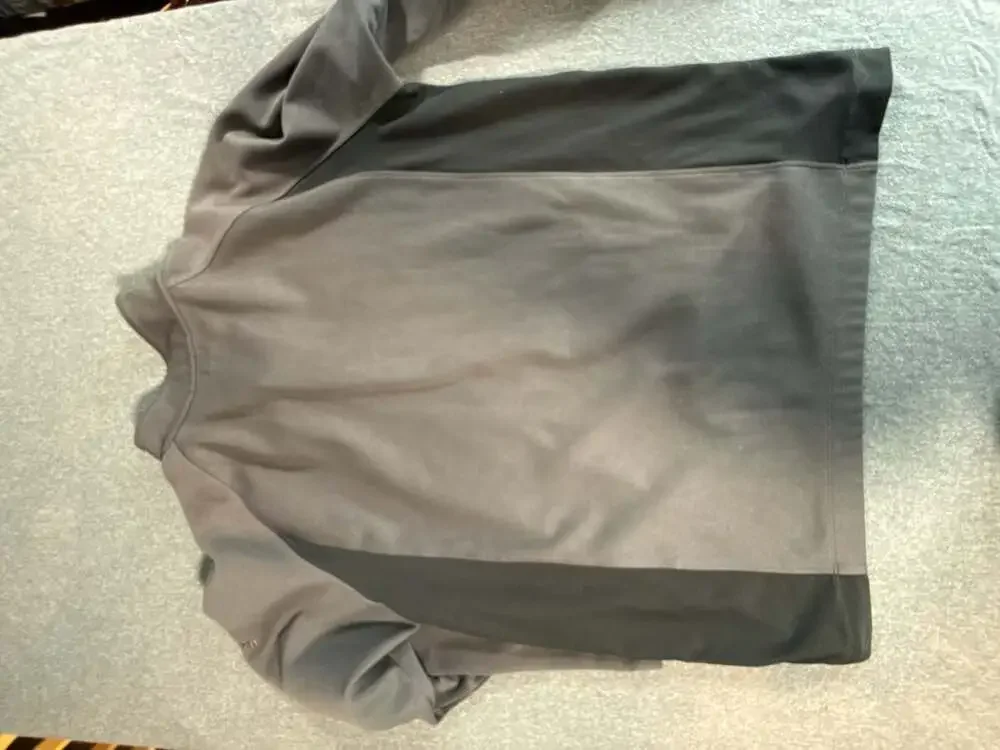 Tiger Woods Collection Nike Fit Dry 1/4 Zip Pullover Gray Pelican Men's XL